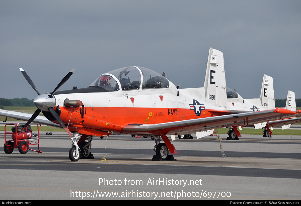 Aircraft Photo of 166191 | Beechcraft T-6C Texan II | USA - Navy | AirHistory.net #697700