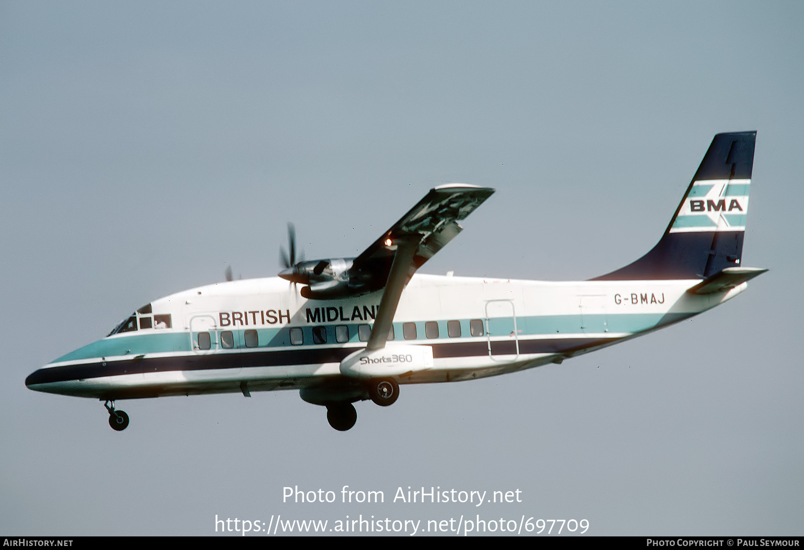 Aircraft Photo of G-BMAJ | Short 360-100 | British Midland Airways - BMA | AirHistory.net #697709