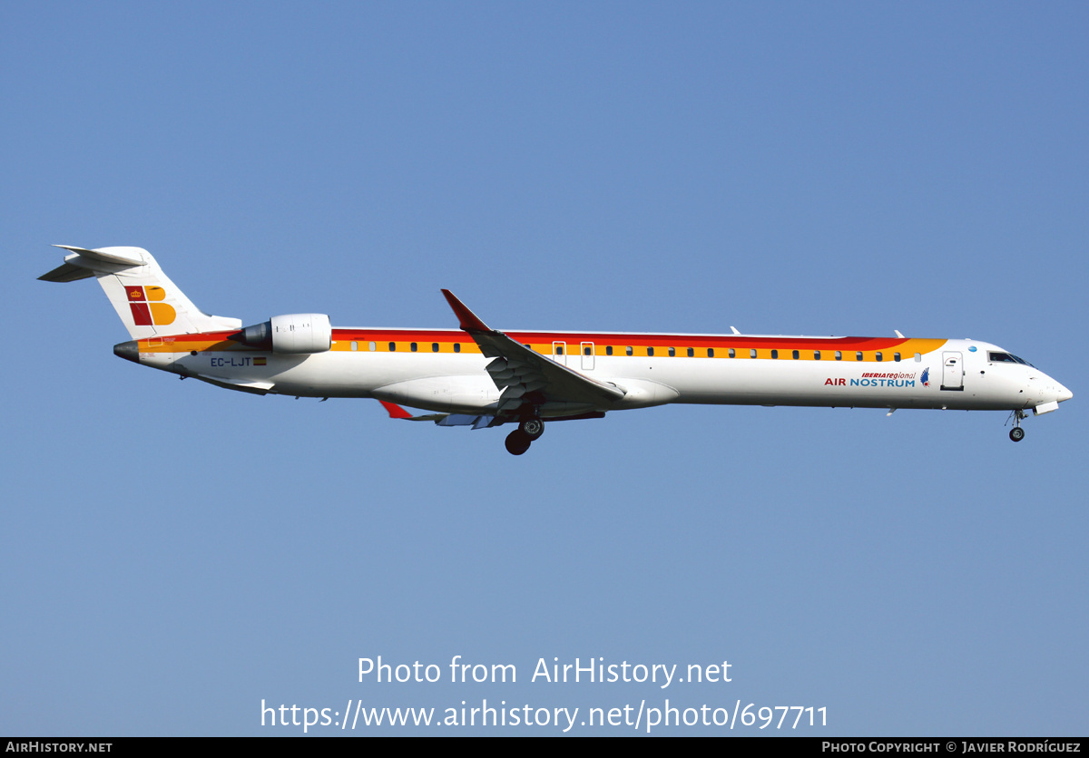 Aircraft Photo of EC-LJT | Bombardier CRJ-1000 (CL-600-2E25) | Air Nostrum | AirHistory.net #697711