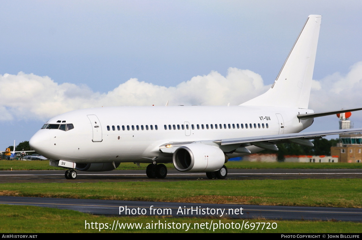 Aircraft Photo of VT-SIV | Boeing 737-7K9 | AirHistory.net #697720