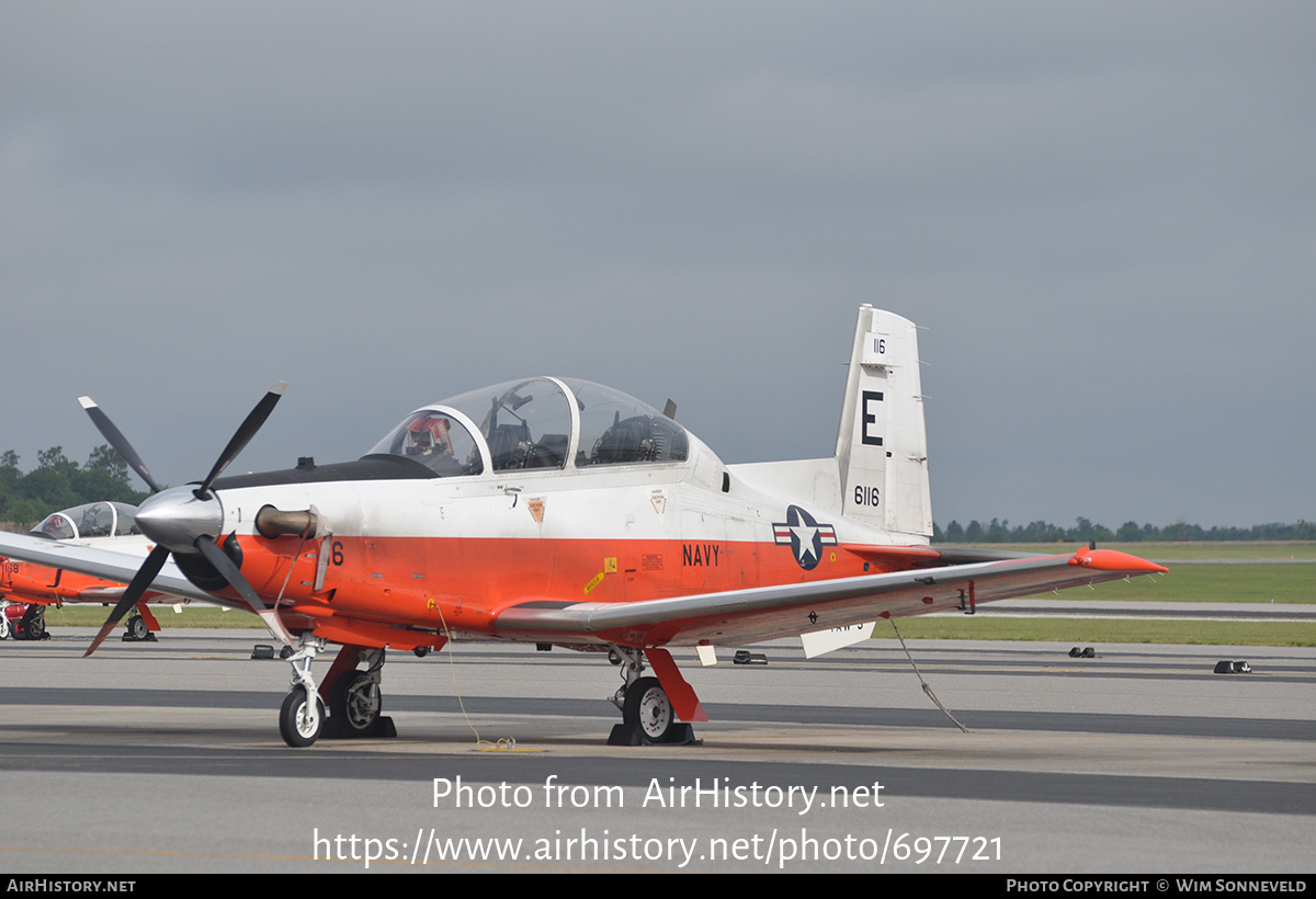 Aircraft Photo of 166116 | Hawker Beechcraft T-6B Texan II | USA - Navy | AirHistory.net #697721