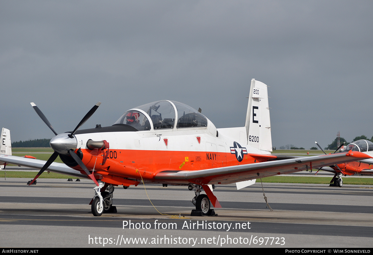 Aircraft Photo of 166200 | Beechcraft T-6C Texan II | USA - Navy | AirHistory.net #697723