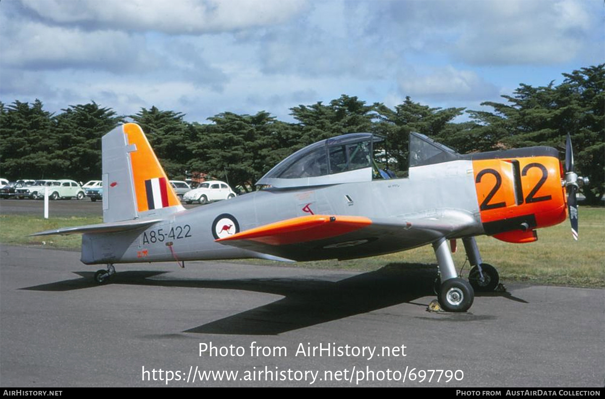 Aircraft Photo of A85-422 | Commonwealth CA-25 Winjeel | Australia - Air Force | AirHistory.net #697790