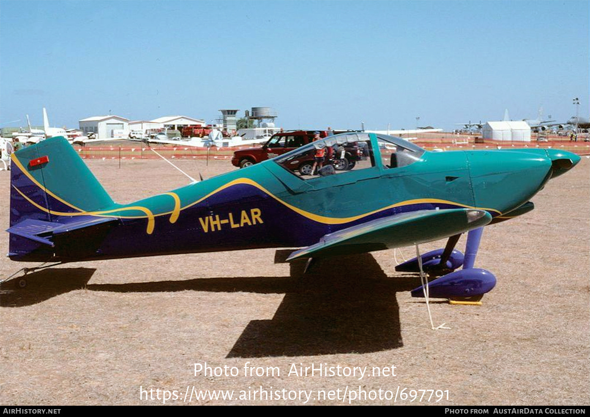 Aircraft Photo of VH-LAR | Van's RV-6 | AirHistory.net #697791