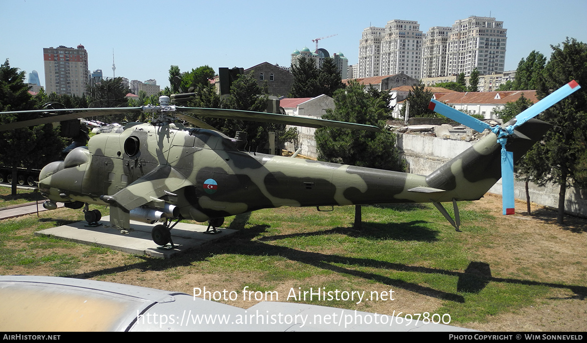 Aircraft Photo of No Reg | Mil Mi-24V | Azerbaijan - Air Force | AirHistory.net #697800