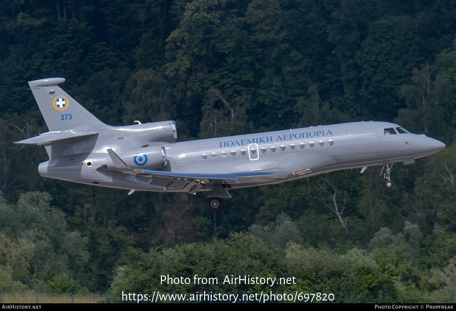 Aircraft Photo of 273 | Dassault Falcon 7X | Greece - Air Force | AirHistory.net #697820