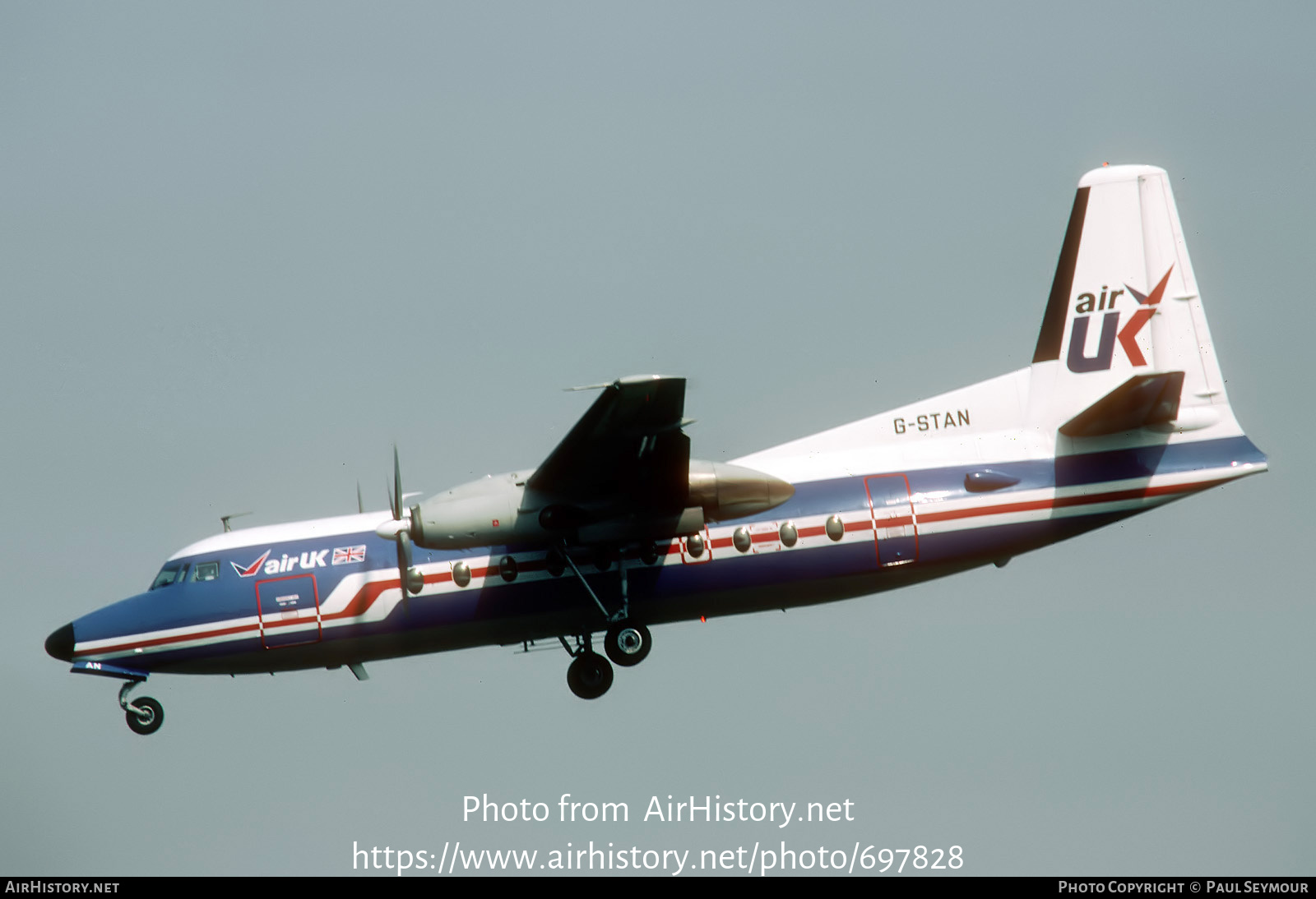 Aircraft Photo of G-STAN | Fokker F27-200 Friendship | Air UK | AirHistory.net #697828