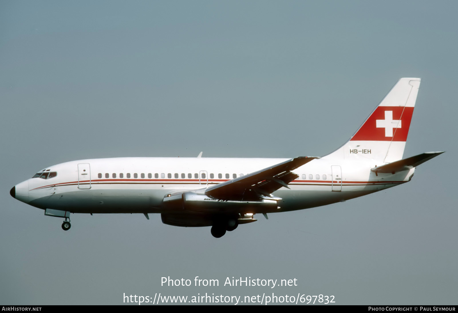 Aircraft Photo of HB-IEH | Boeing 737-2V6/Adv | Petrolair | AirHistory.net #697832