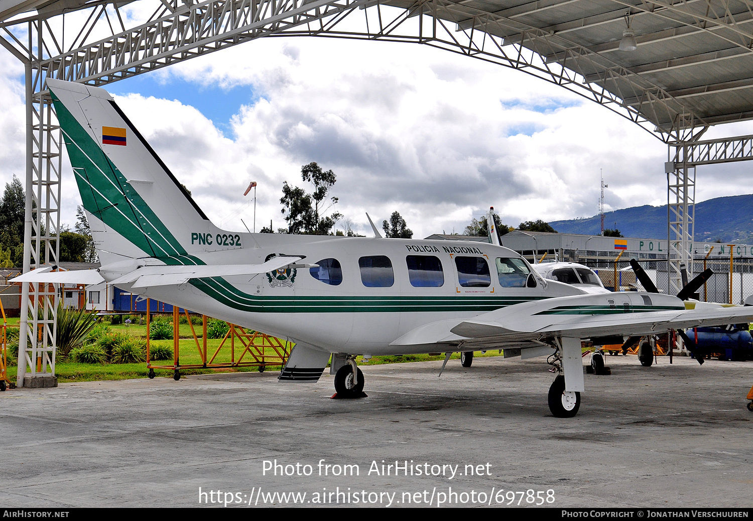 Aircraft Photo of PNC-0232 | Piper PA-31 Navajo C/Colemill Panther Navajo | Colombia - Police | AirHistory.net #697858