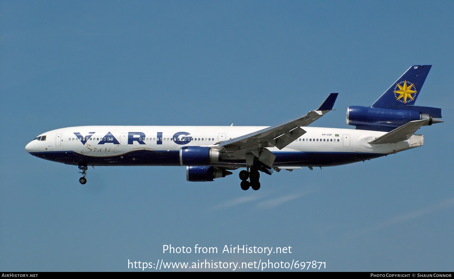 Aircraft Photo of PP-VQF | McDonnell Douglas MD-11 | Varig | AirHistory.net #697871