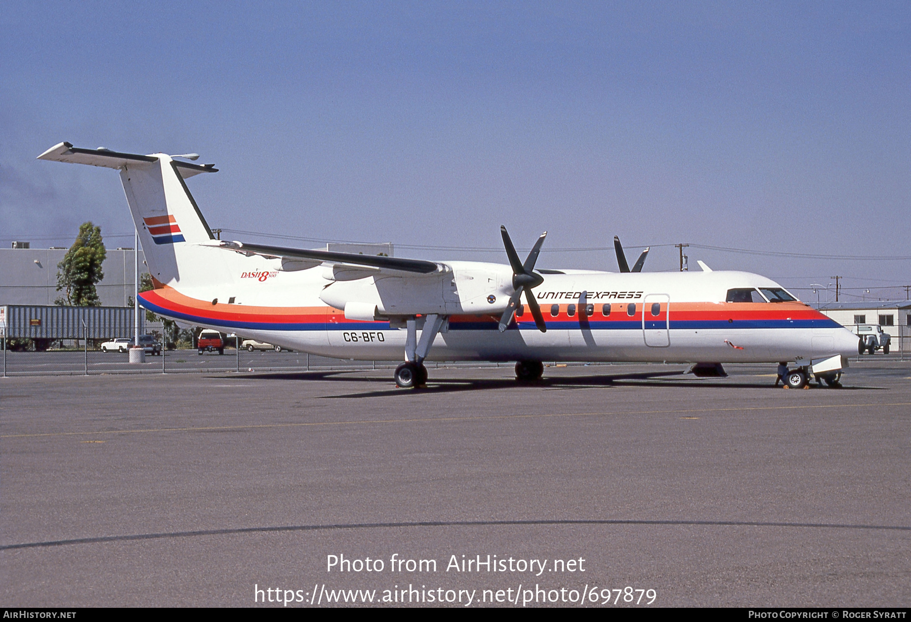 Aircraft Photo of C6-BFO | De Havilland Canada DHC-8-301 Dash 8 | United Express | AirHistory.net #697879