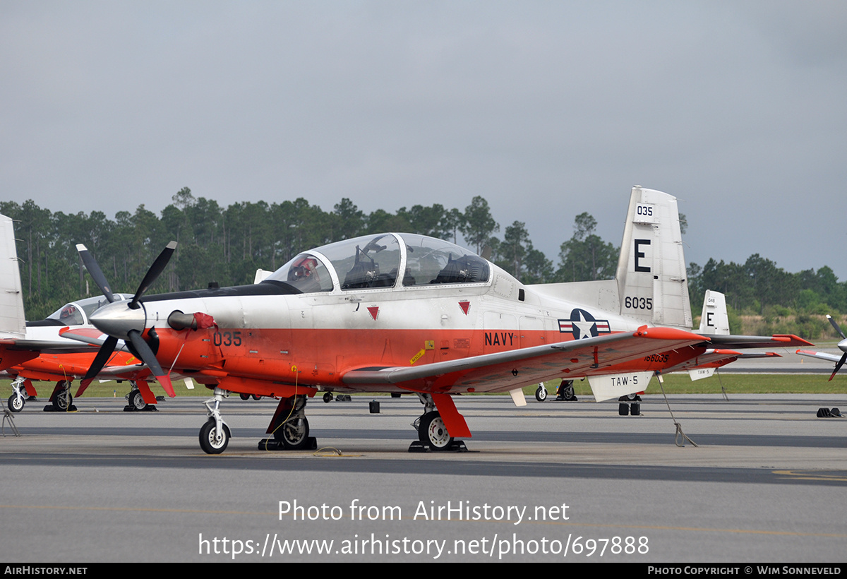 Aircraft Photo of 166035 | Hawker Beechcraft T-6B Texan II | USA - Navy | AirHistory.net #697888