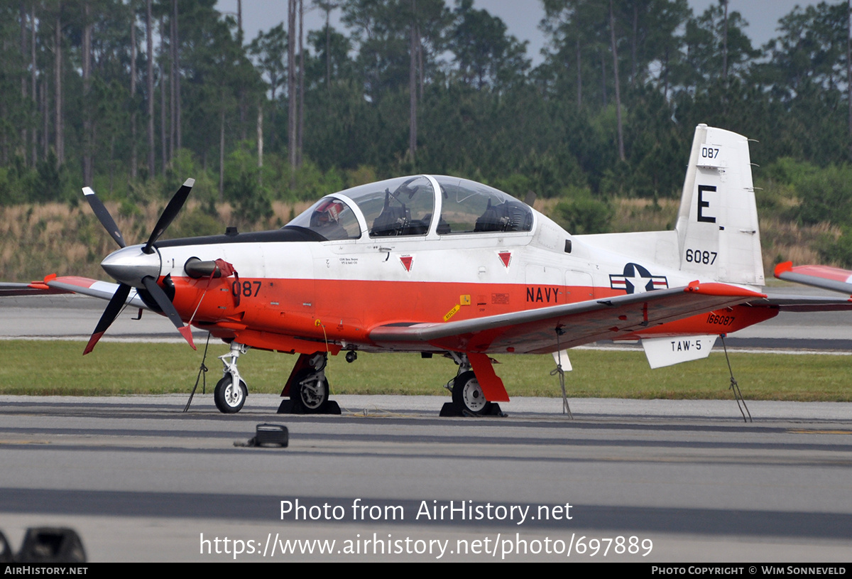 Aircraft Photo of 166087 / 6087 | Hawker Beechcraft T-6B Texan II | USA - Navy | AirHistory.net #697889