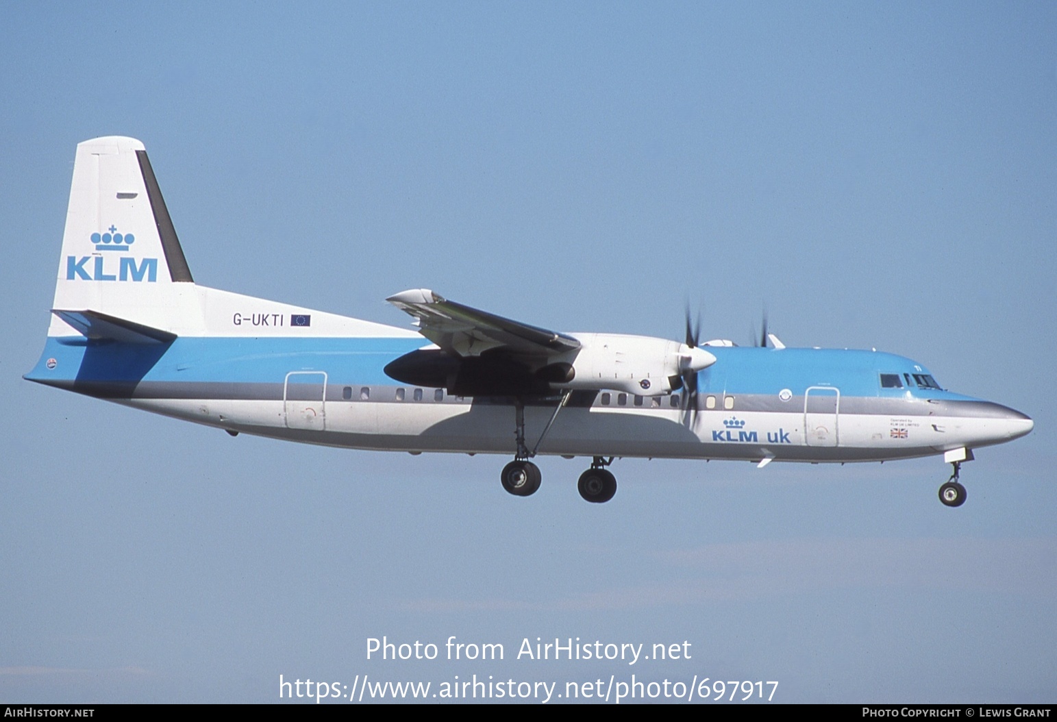 Aircraft Photo of G-UKTI | Fokker 50 | KLM UK | AirHistory.net #697917