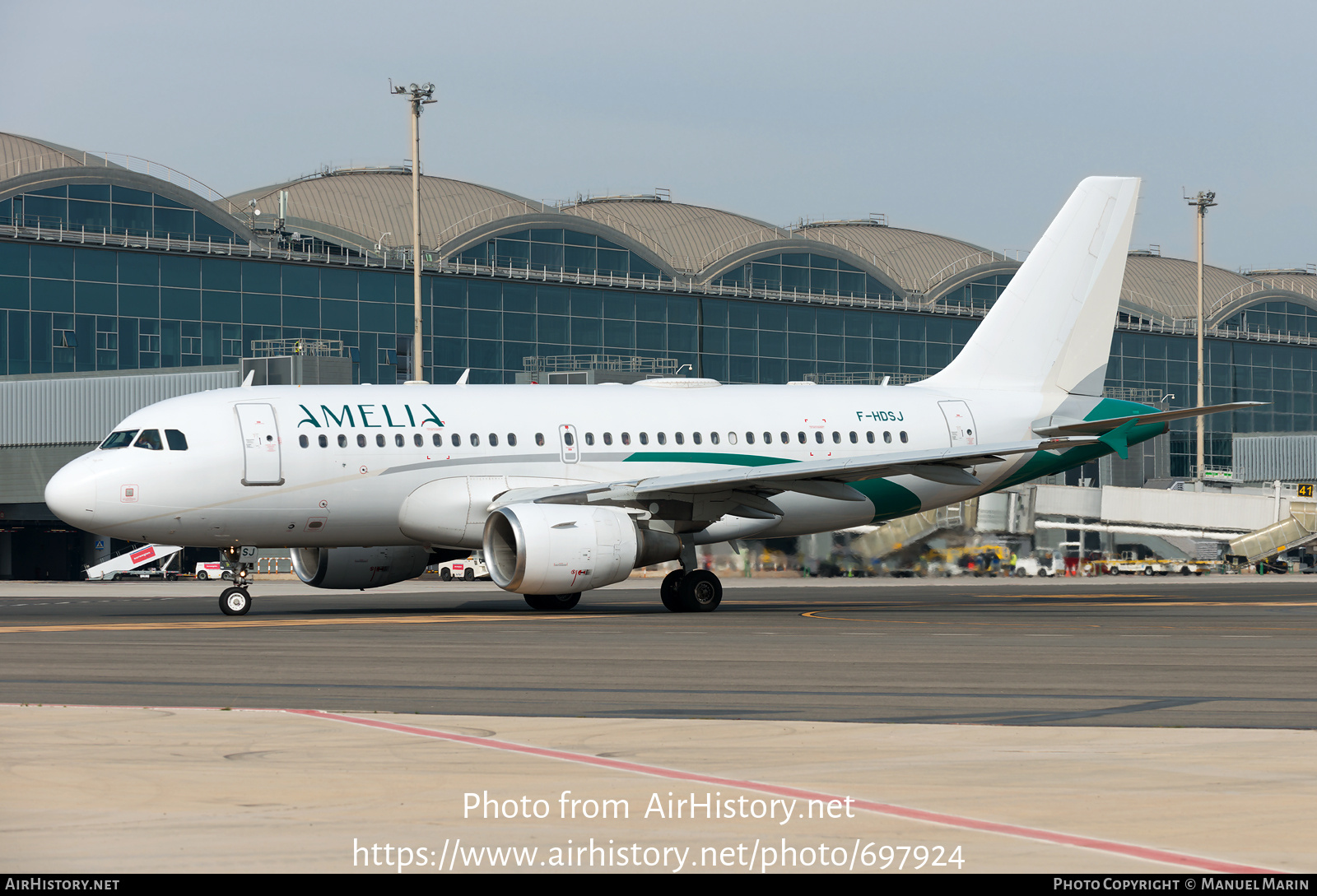 Aircraft Photo of F-HDSJ | Airbus A319-112 | Amelia | AirHistory.net #697924