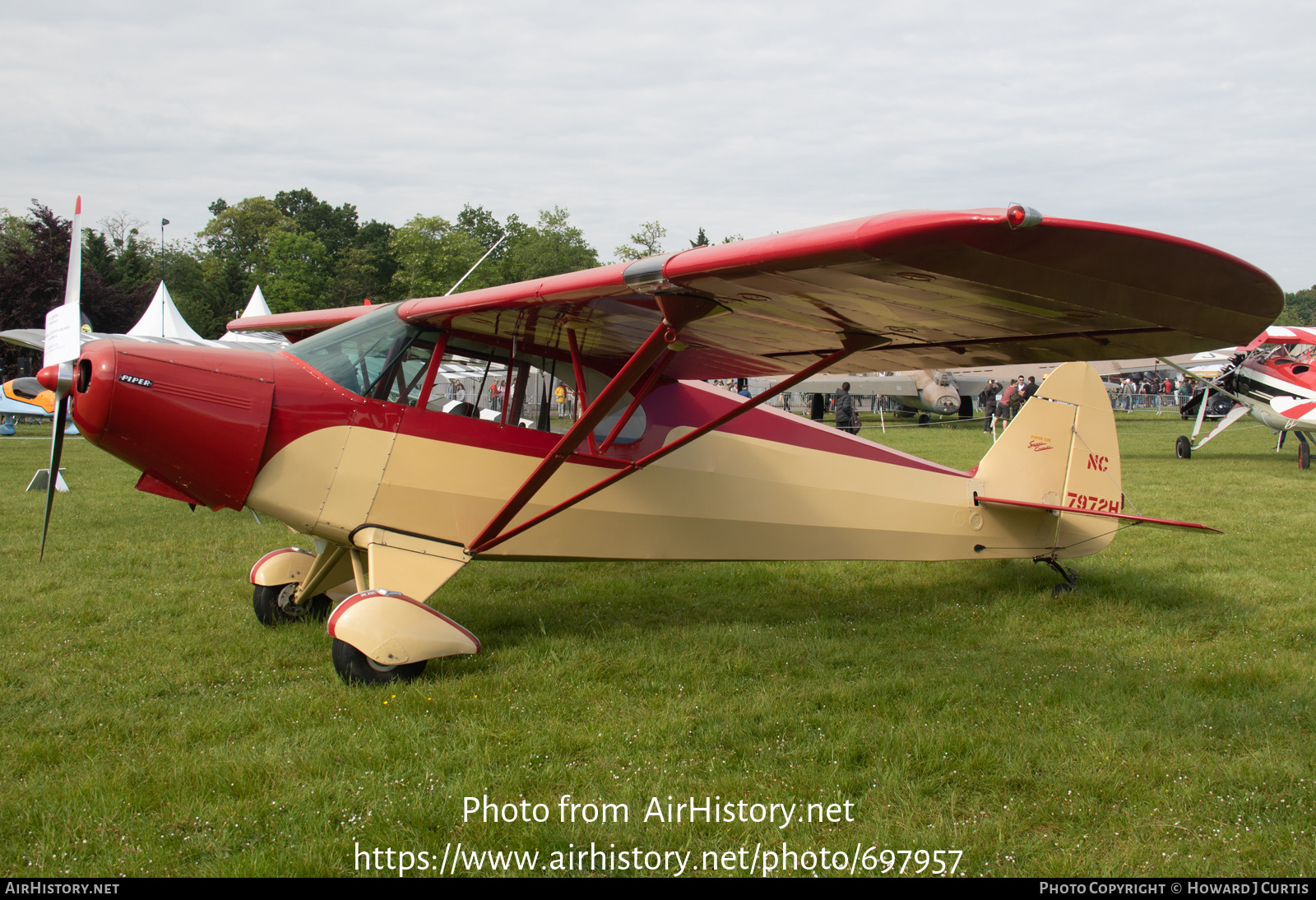 Aircraft Photo of N7972H / NC7972H | Piper PA-12 Super Cruiser | AirHistory.net #697957