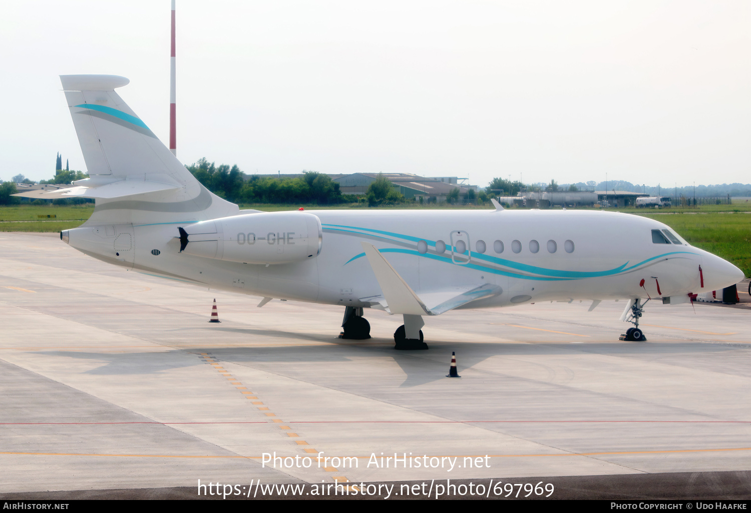 Aircraft Photo of OO-GHE | Dassault Falcon 2000EX | AirHistory.net #697969