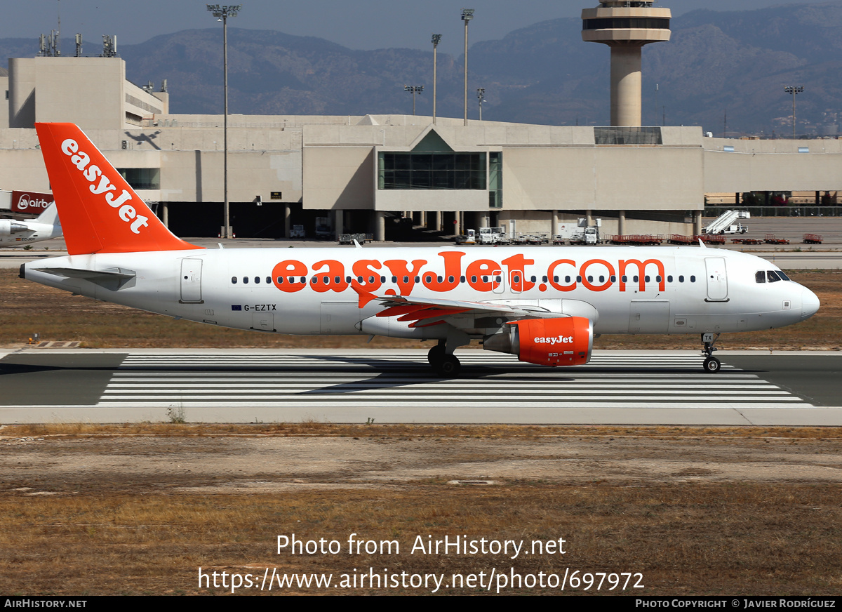 Aircraft Photo of G-EZTX | Airbus A320-214 | EasyJet | AirHistory.net #697972