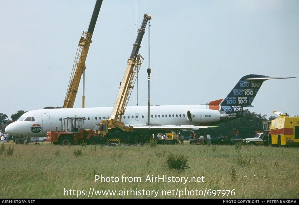 Aircraft Photo of PH-MKH | Fokker 100 (F28-0100) | Fokker | AirHistory.net #697976