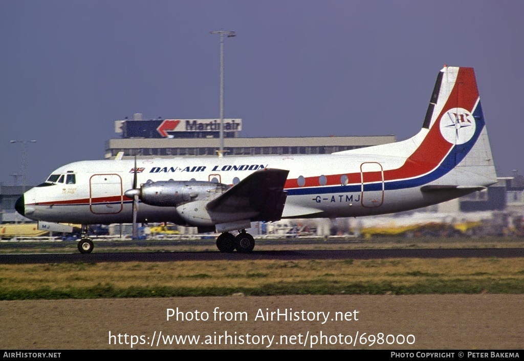 Aircraft Photo of G-ATMJ | Hawker Siddeley HS-748 Srs2A/225 | Dan-Air London | AirHistory.net #698000