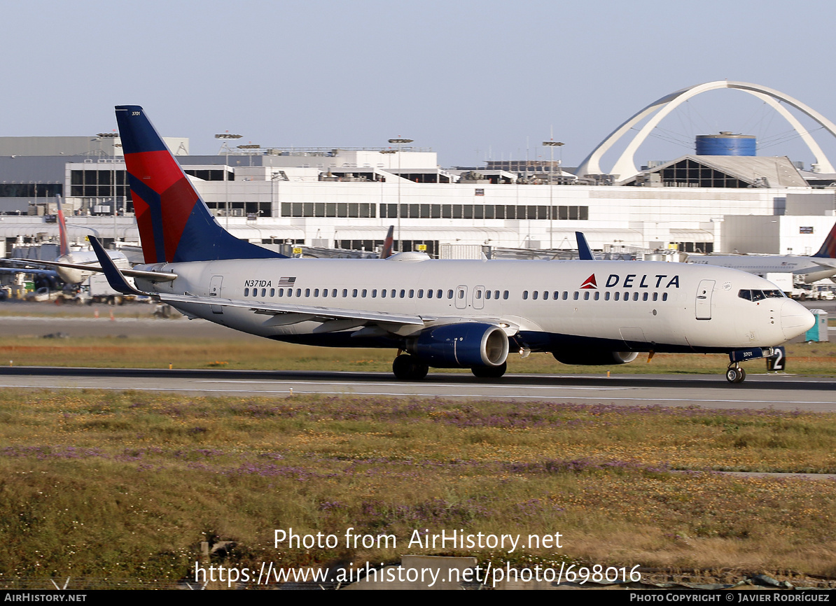 Aircraft Photo of N371DA | Boeing 737-832 | Delta Air Lines | AirHistory.net #698016