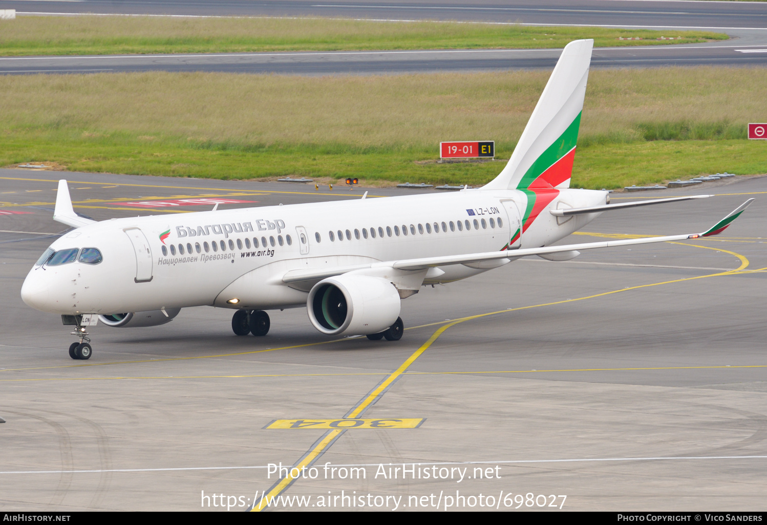 Aircraft Photo of LZ-LON | Airbus A220-371 (BD-500-1A11) | Bulgaria Air | AirHistory.net #698027