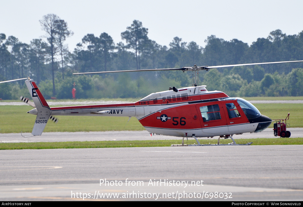 Aircraft Photo of 162020 | Bell TH-57C SeaRanger (206B-3) | USA - Navy | AirHistory.net #698032