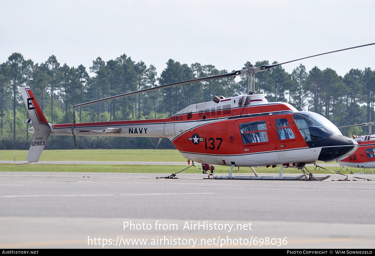 Aircraft Photo of 162823 | Bell TH-57C SeaRanger (206B-3) | USA - Navy | AirHistory.net #698036