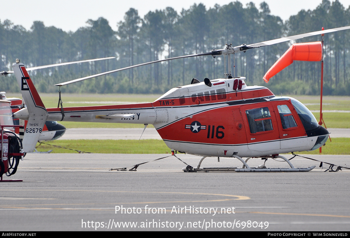 Aircraft Photo of 162678 | Bell TH-57C SeaRanger (206B-3) | USA - Navy | AirHistory.net #698049