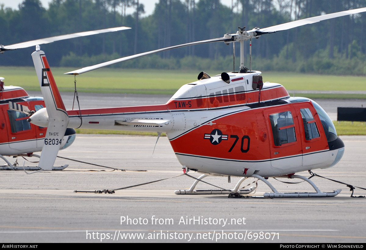 Aircraft Photo of 162034 | Bell TH-57C SeaRanger (206B-3) | USA - Marines | AirHistory.net #698071