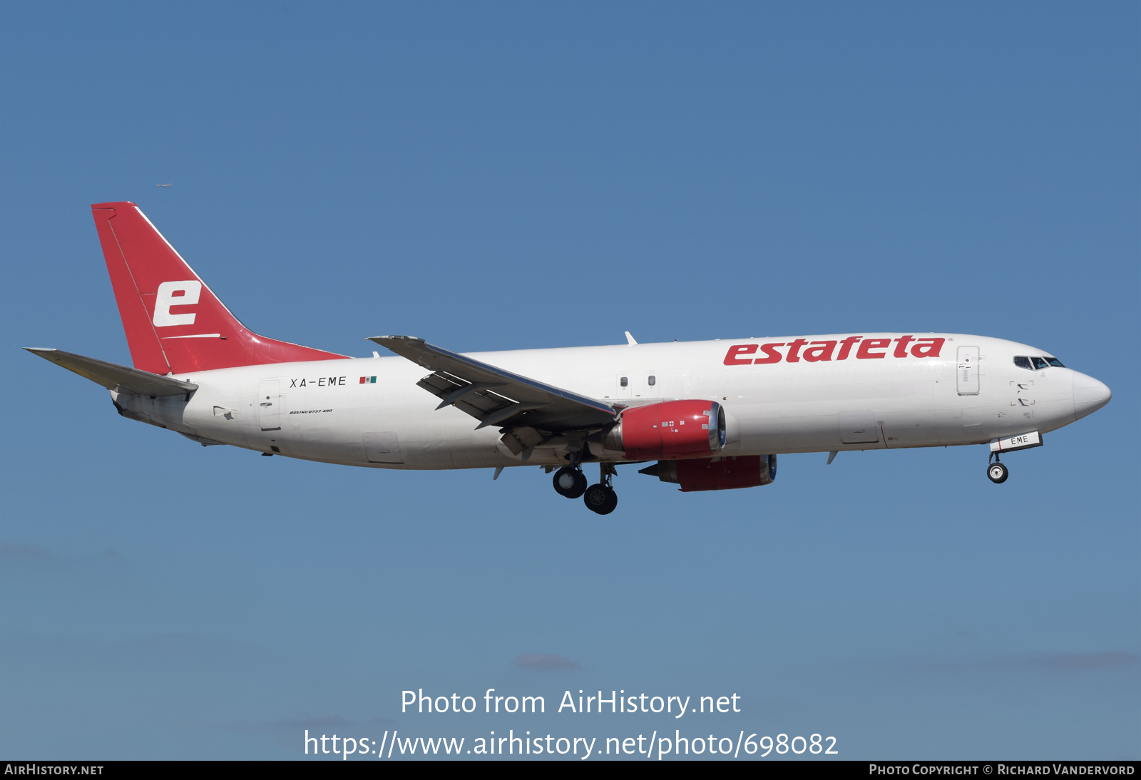 Aircraft Photo of XA-EME | Boeing 737-490(SF) | Estafeta Carga Aerea | AirHistory.net #698082