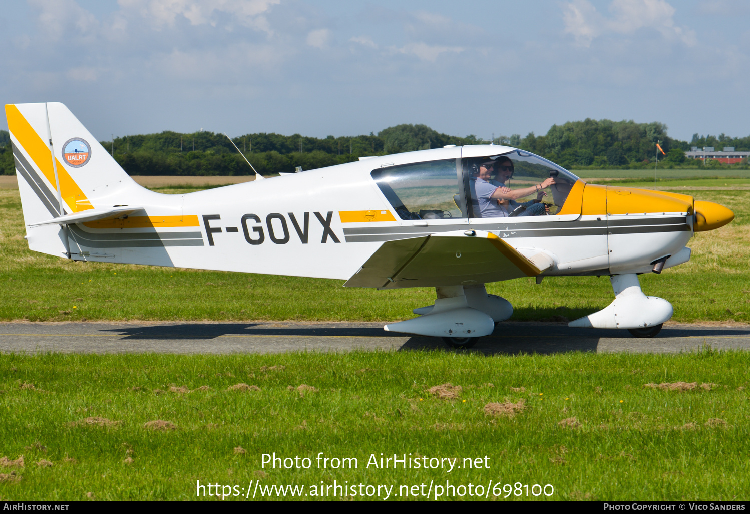 Aircraft Photo of F-GOVX | Robin DR400/120 Petit Prince | Aéroclub UALRT - Union Aérienne Lille Roubaix Tourcoing | AirHistory.net #698100