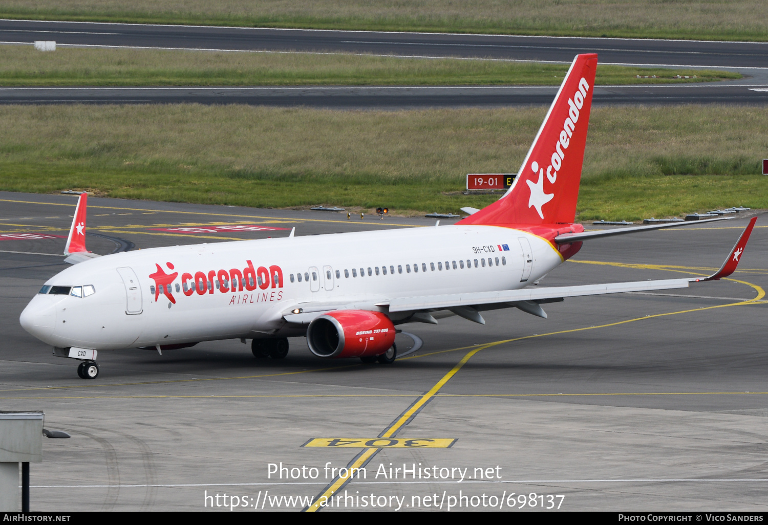 Aircraft Photo of 9H-CXD | Boeing 737-8GP | Corendon Airlines | AirHistory.net #698137