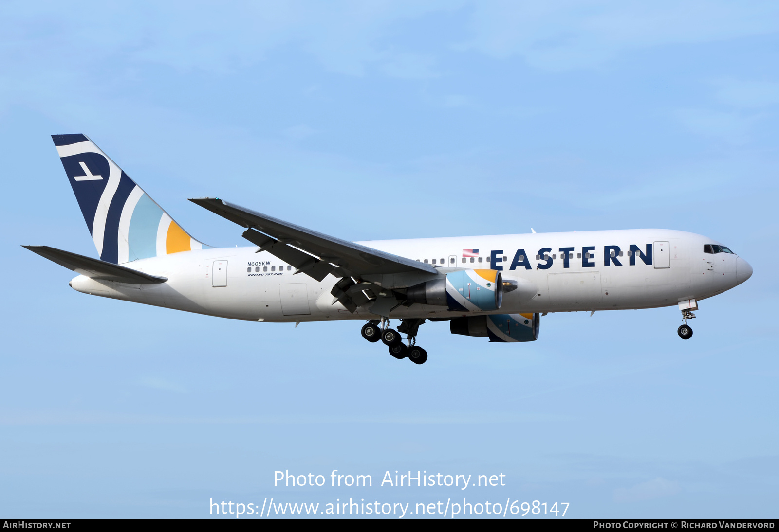 Aircraft Photo of N605KW | Boeing 767-266/ER | Eastern Airlines ...