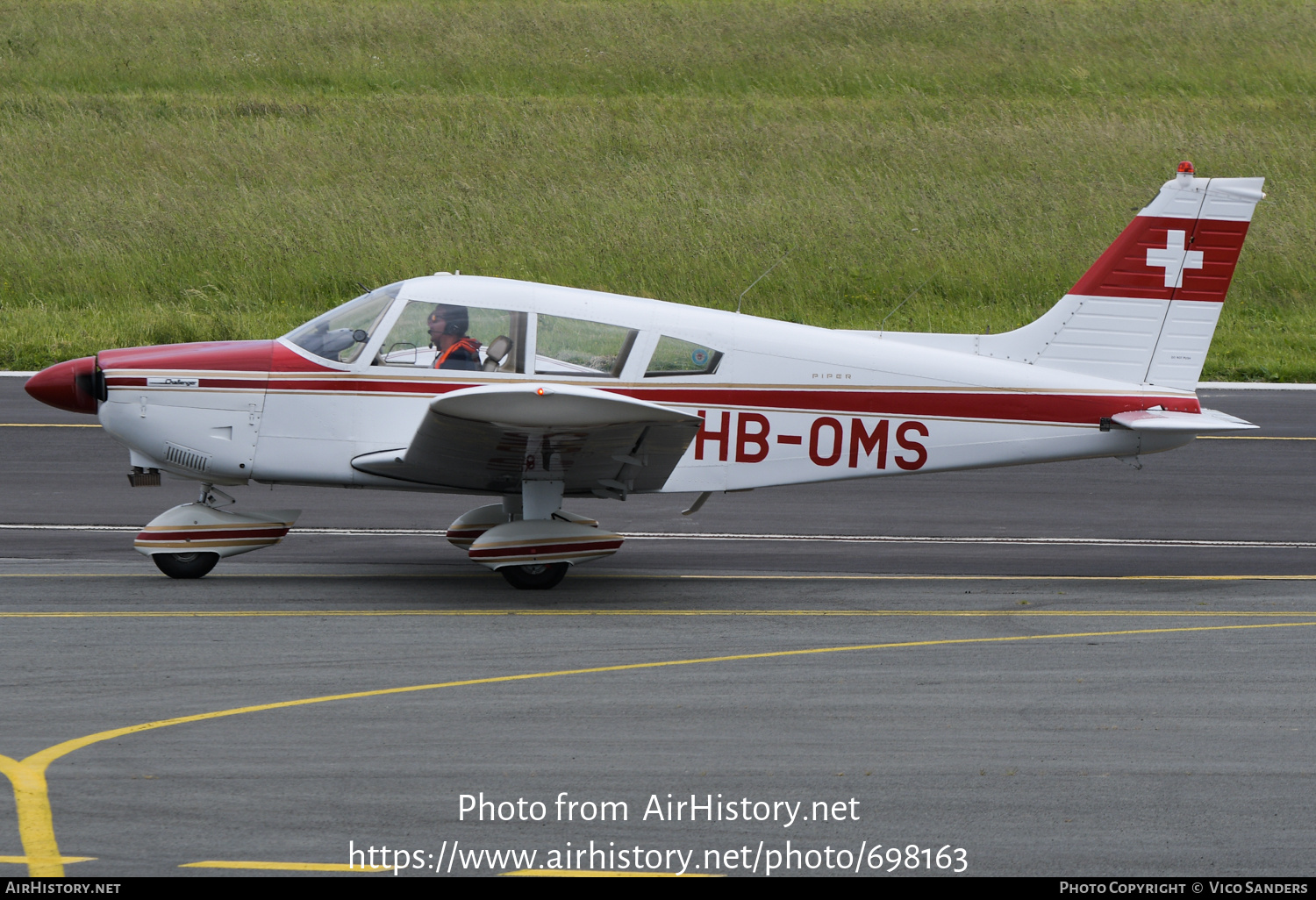 Aircraft Photo of HB-OMS | Piper PA-28-180 Cherokee Challenger | AirHistory.net #698163