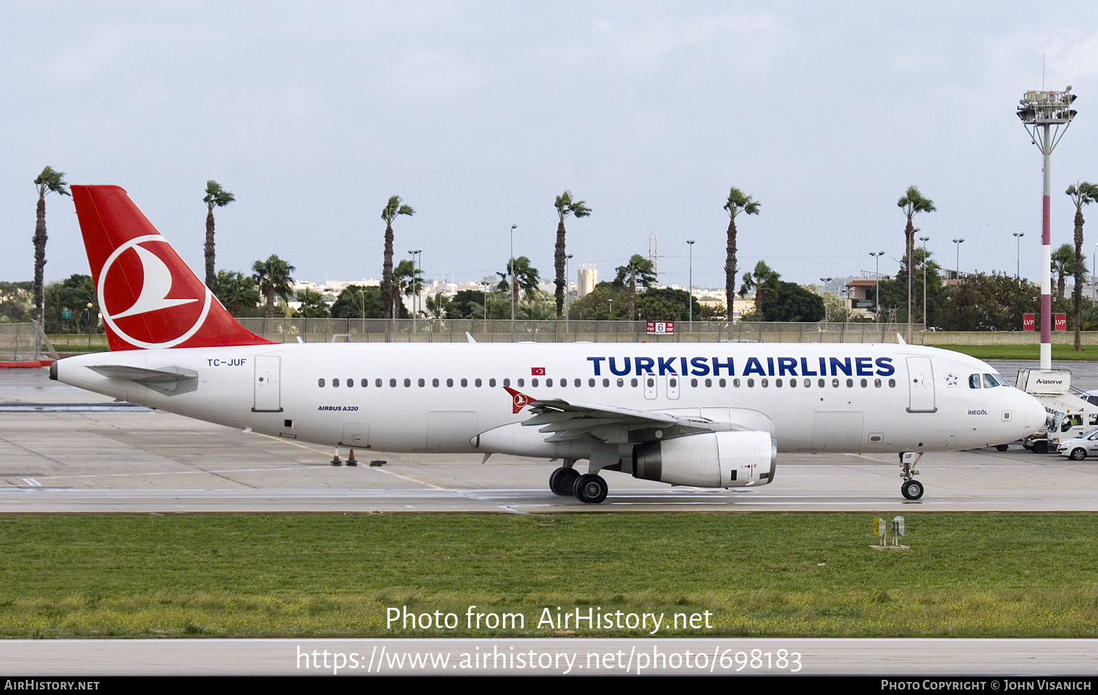 Aircraft Photo of TC-JUF | Airbus A320-232 | Turkish Airlines | AirHistory.net #698183