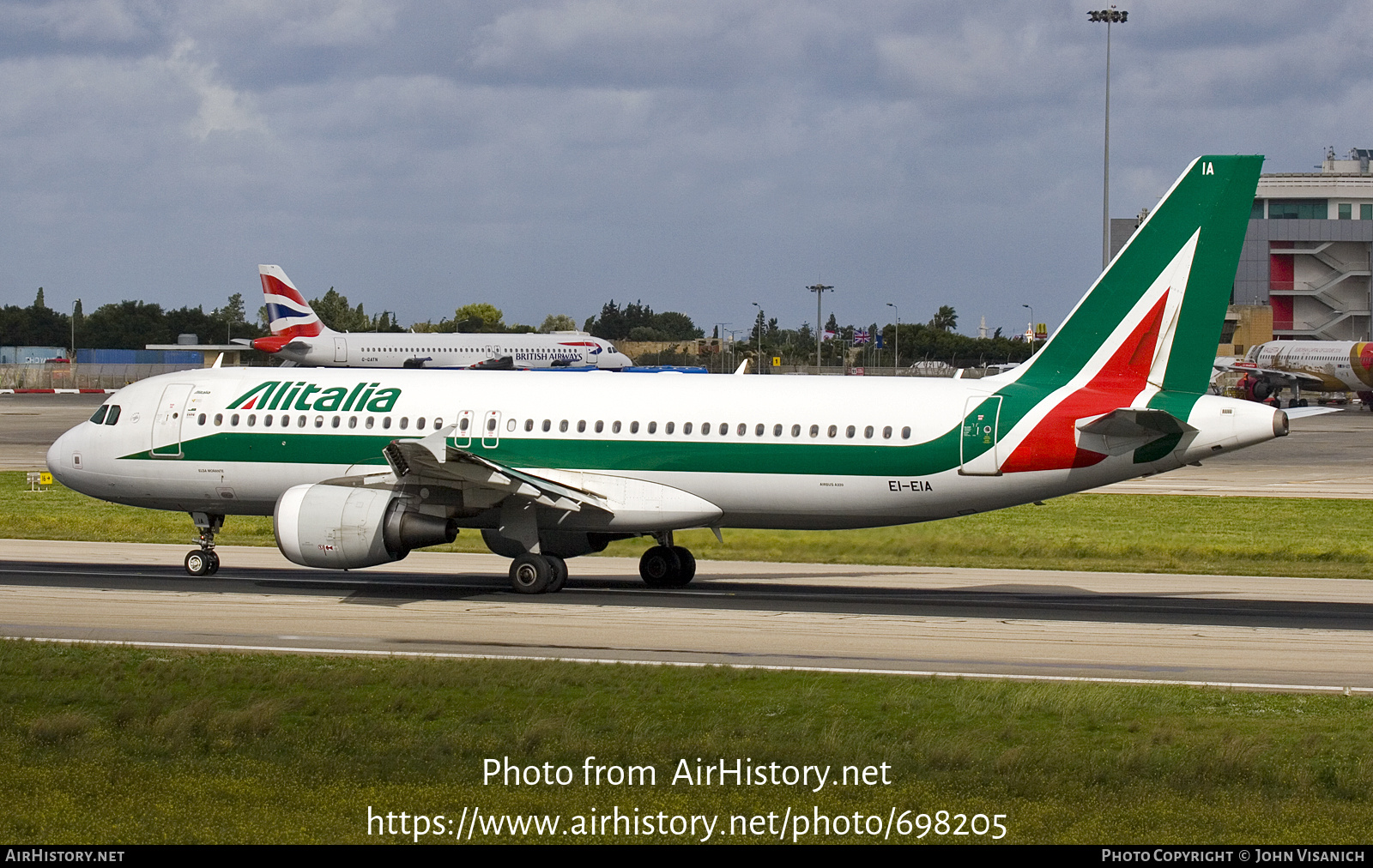 Aircraft Photo of EI-EIA | Airbus A320-216 | Alitalia | AirHistory.net #698205