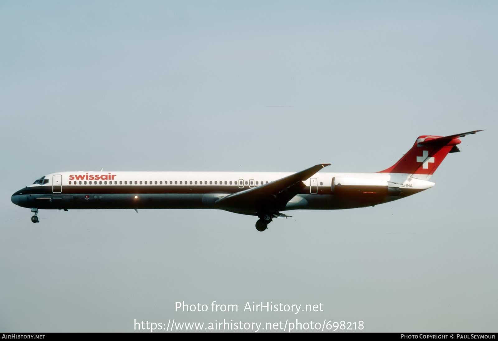 Aircraft Photo of HB-INA | McDonnell Douglas MD-81 (DC-9-81) | Swissair | AirHistory.net #698218