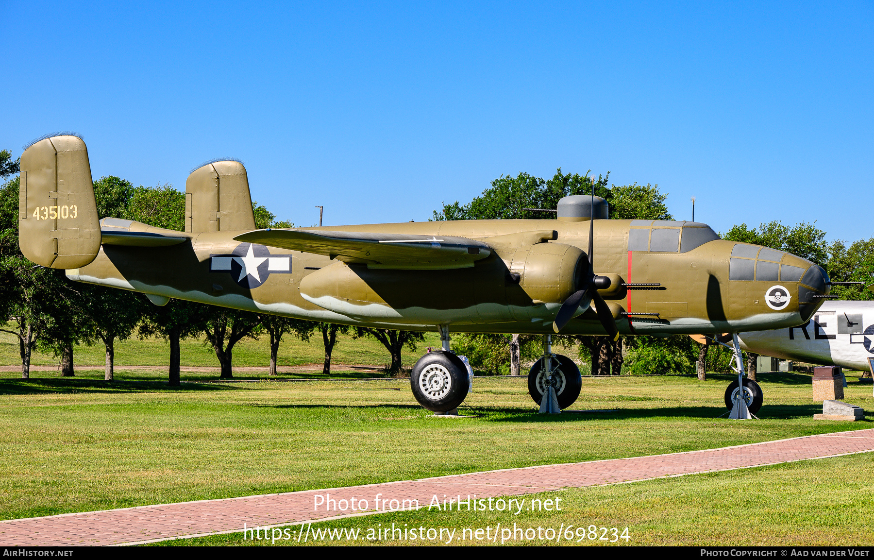 Aircraft Photo of 43-5103 / 435103 | North American TB-25N Mitchell | USA - Air Force | AirHistory.net #698234