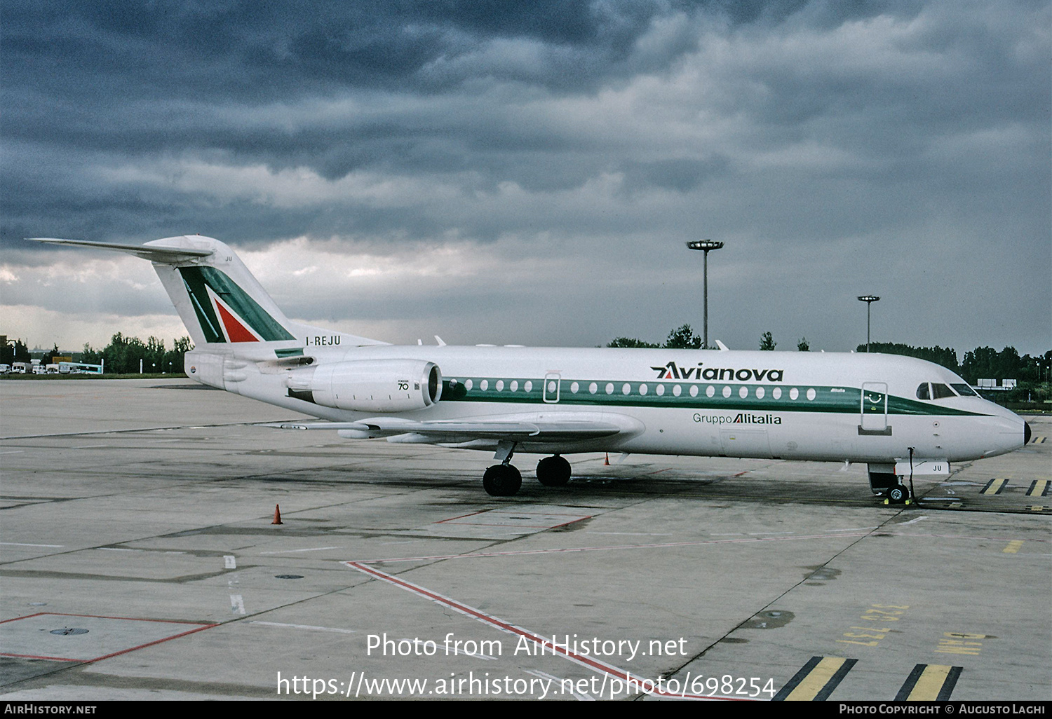 Aircraft Photo of I-REJU | Fokker 70 (F28-0070) | Avianova | AirHistory.net #698254