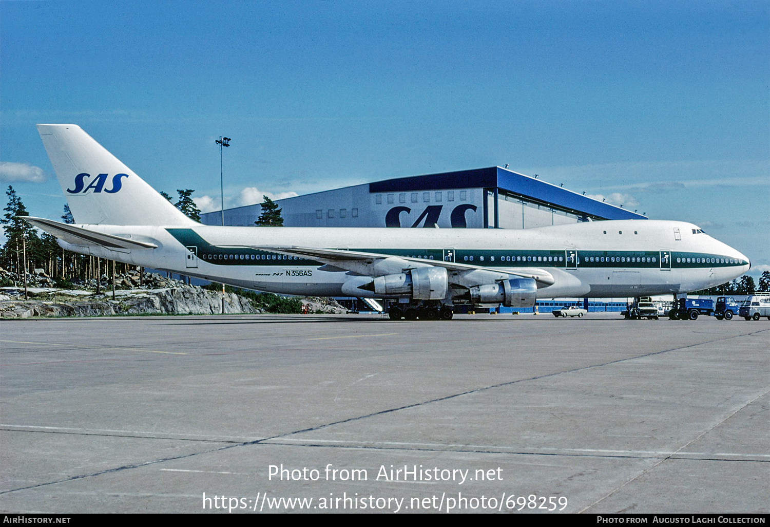 Aircraft Photo of N356AS | Boeing 747-143 | Scandinavian Airlines - SAS ...