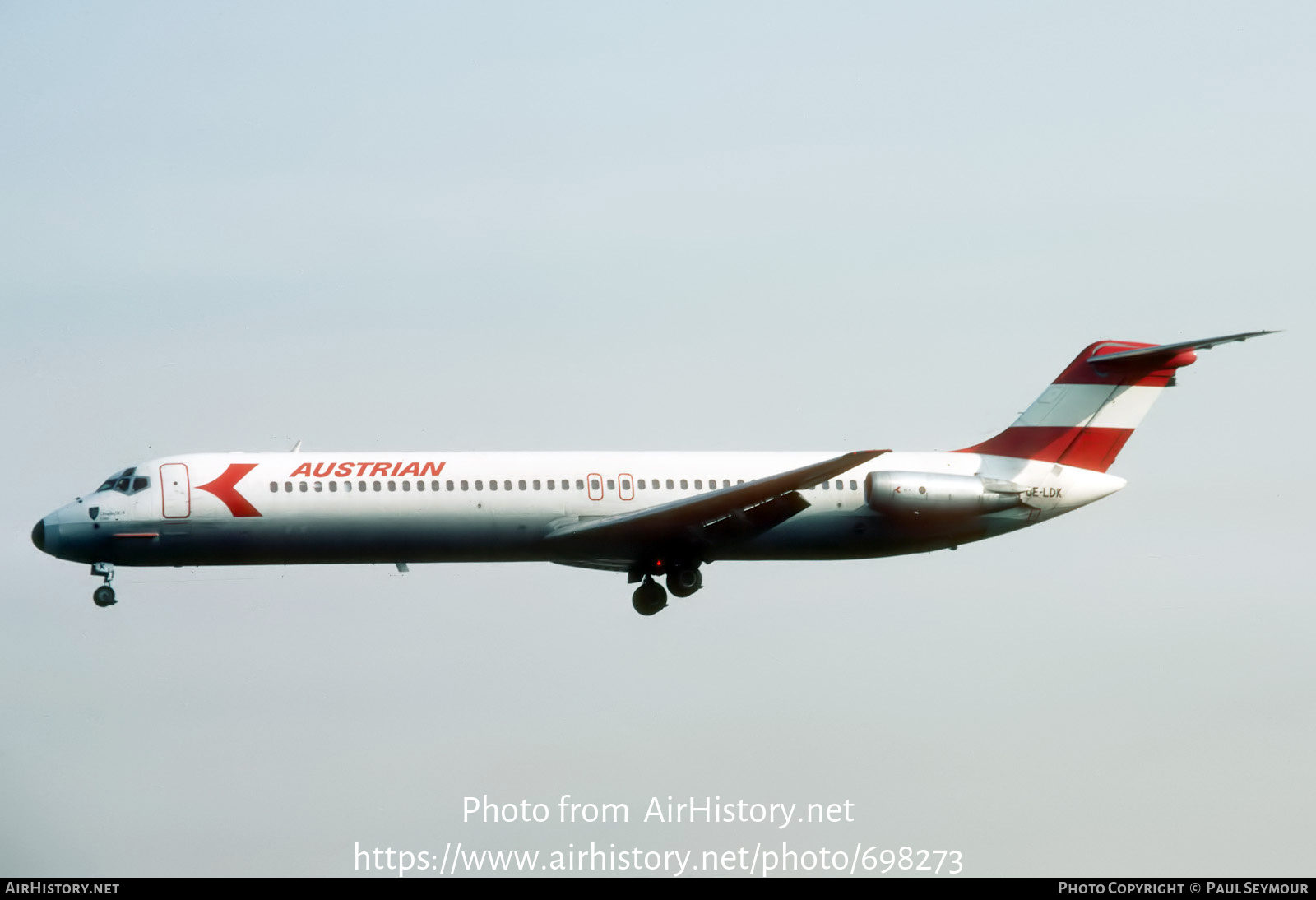 Aircraft Photo of OE-LDK | McDonnell Douglas DC-9-51 | Austrian Airlines | AirHistory.net #698273