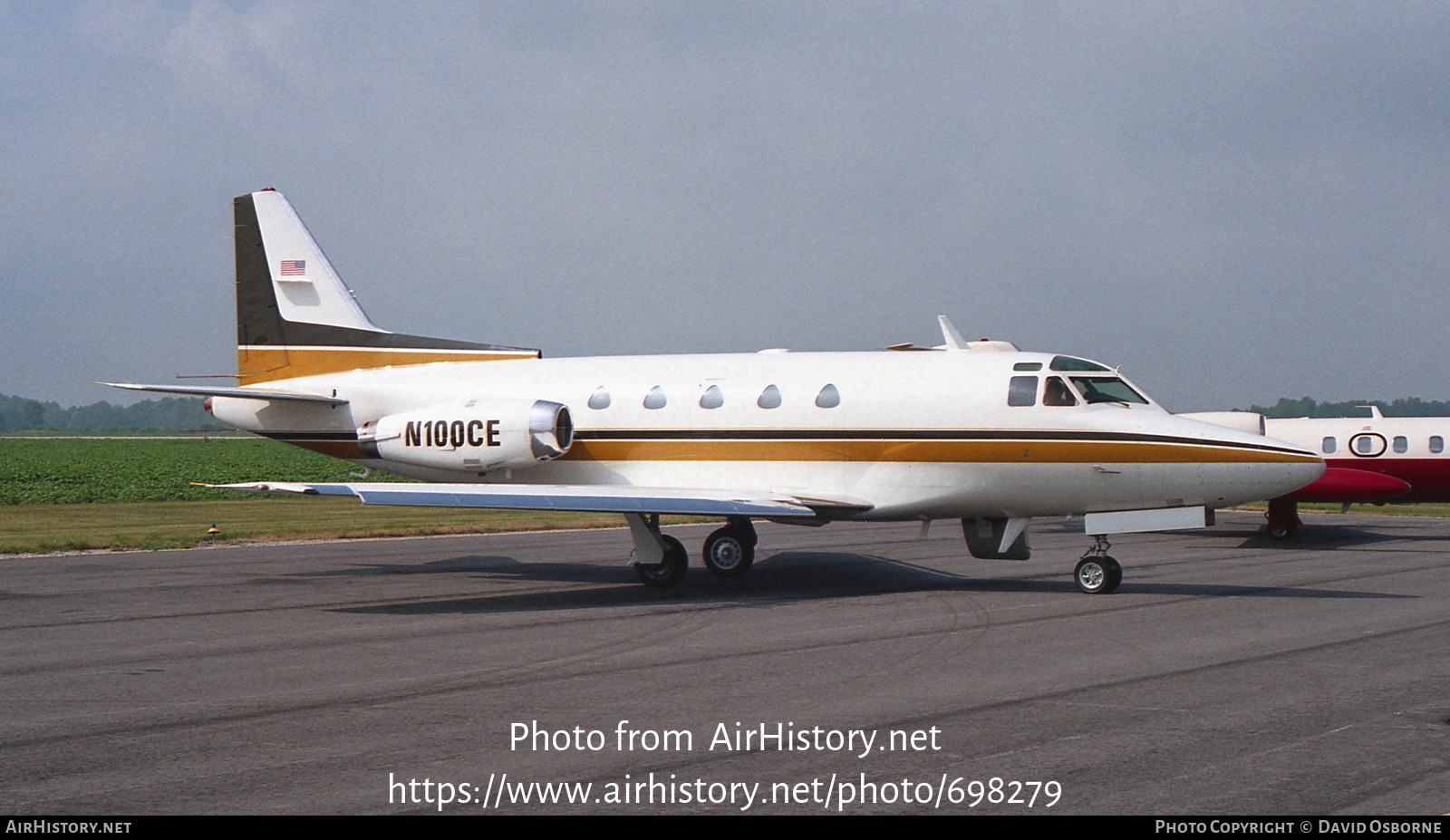 Aircraft Photo of N100CE | North American Rockwell NA-306 Sabreliner 60 | AirHistory.net #698279