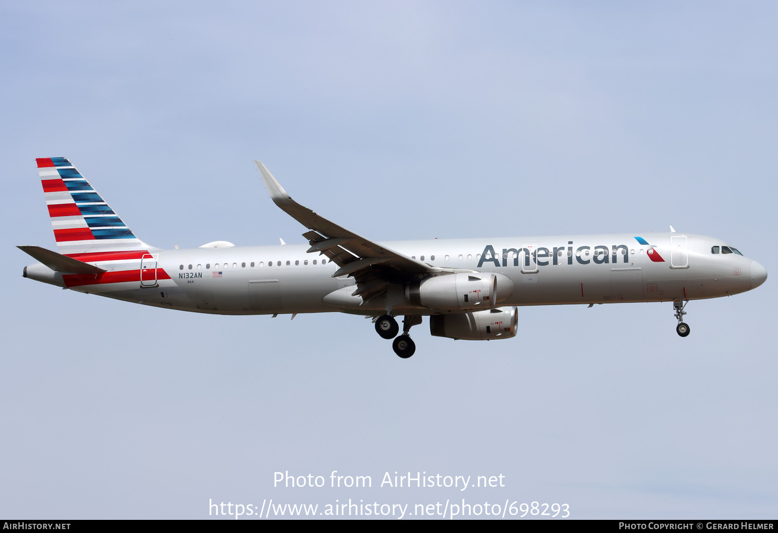 Aircraft Photo of N132AN | Airbus A321-231 | American Airlines | AirHistory.net #698293