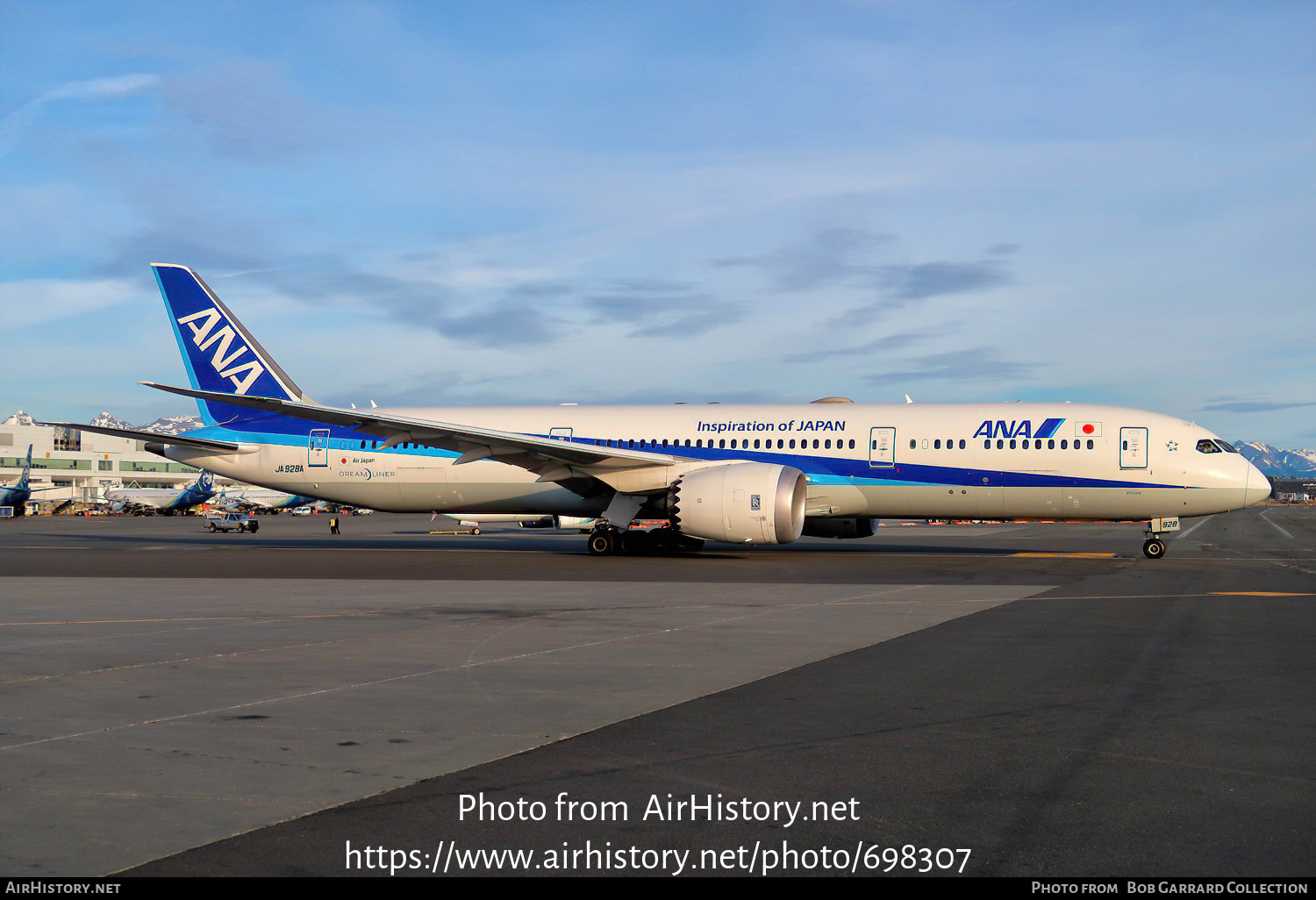 Aircraft Photo of JA928A | Boeing 787-9 Dreamliner | All Nippon Airways - ANA | AirHistory.net #698307