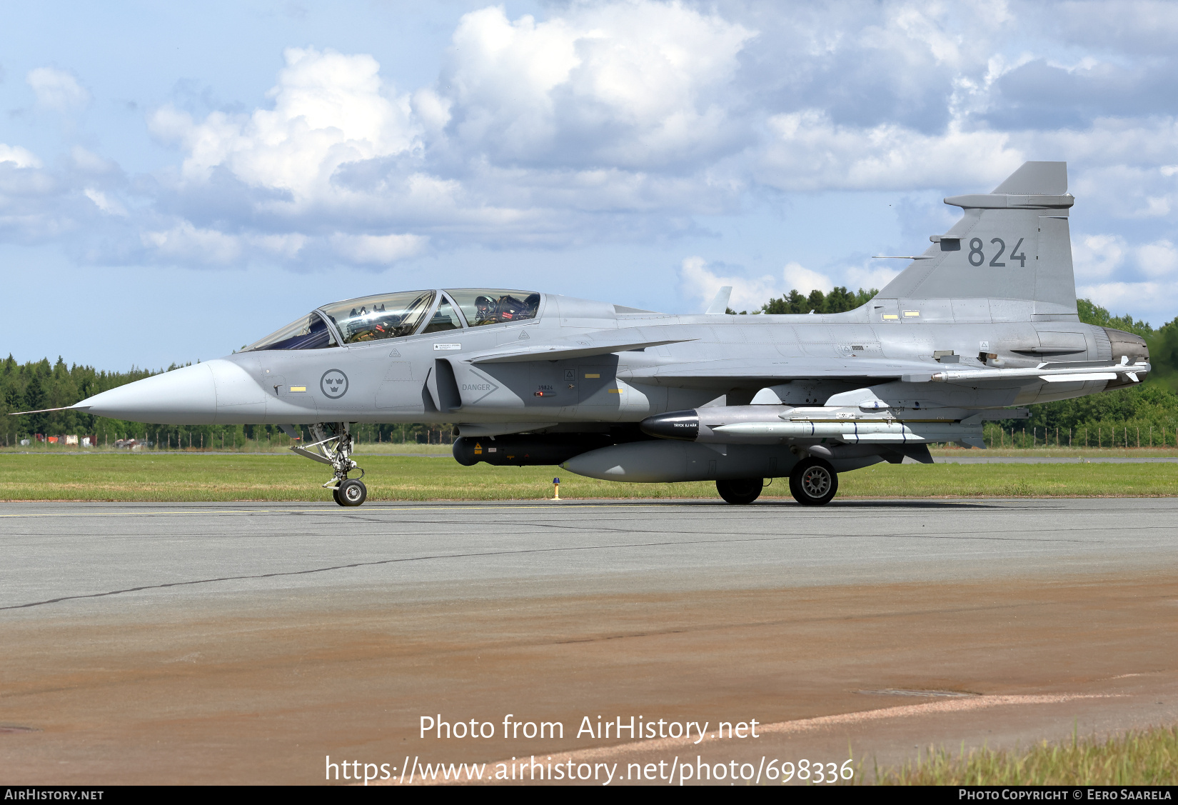 Aircraft Photo of 39824 | Saab JAS 39D Gripen | Sweden - Air Force | AirHistory.net #698336