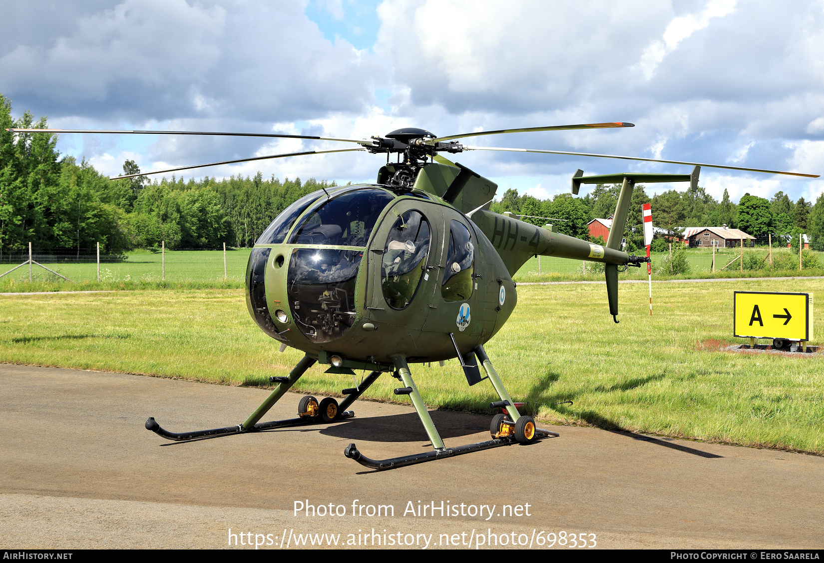 Aircraft Photo of HH-4 | Hughes 500D (369D) | Finland - Army | AirHistory.net #698353