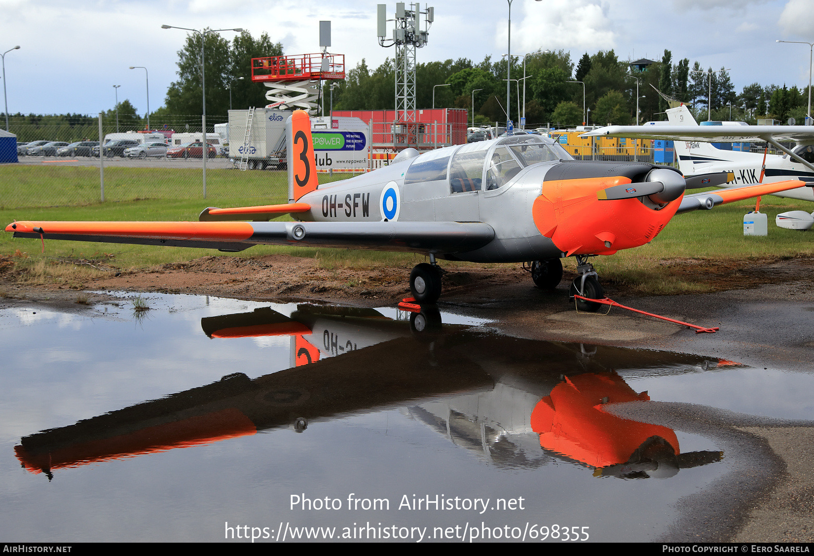 Aircraft Photo of OH-SFW | Saab 91D Safir | Finland - Air Force | AirHistory.net #698355