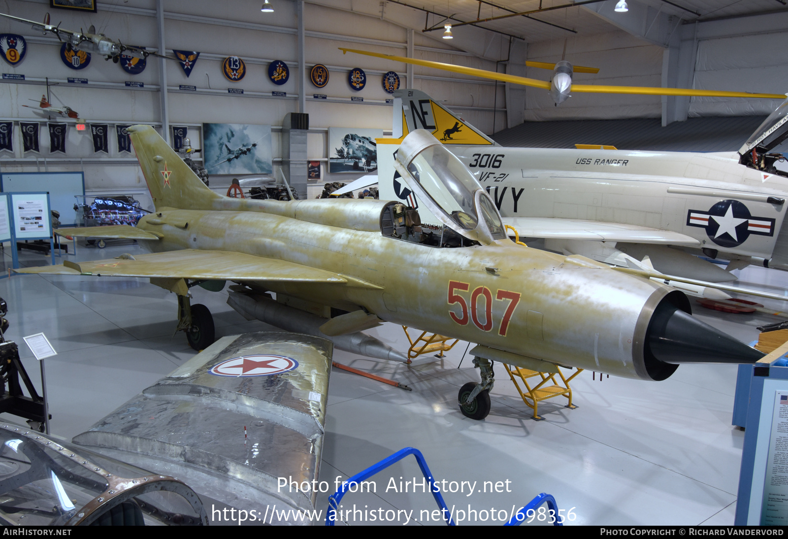 Aircraft Photo of 507 | Mikoyan-Gurevich MiG-21PF | Hungary - Air Force | AirHistory.net #698356