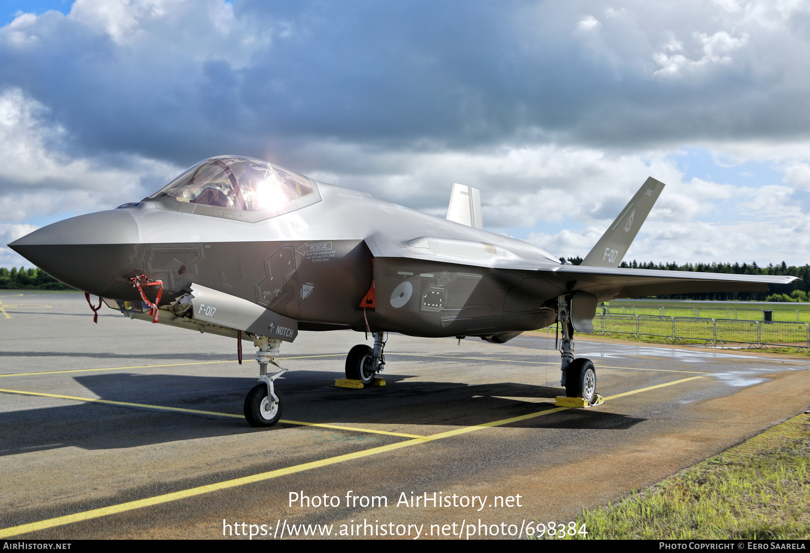 Aircraft Photo of F-017 | Lockheed Martin F-35A Lightning II | Netherlands - Air Force | AirHistory.net #698384